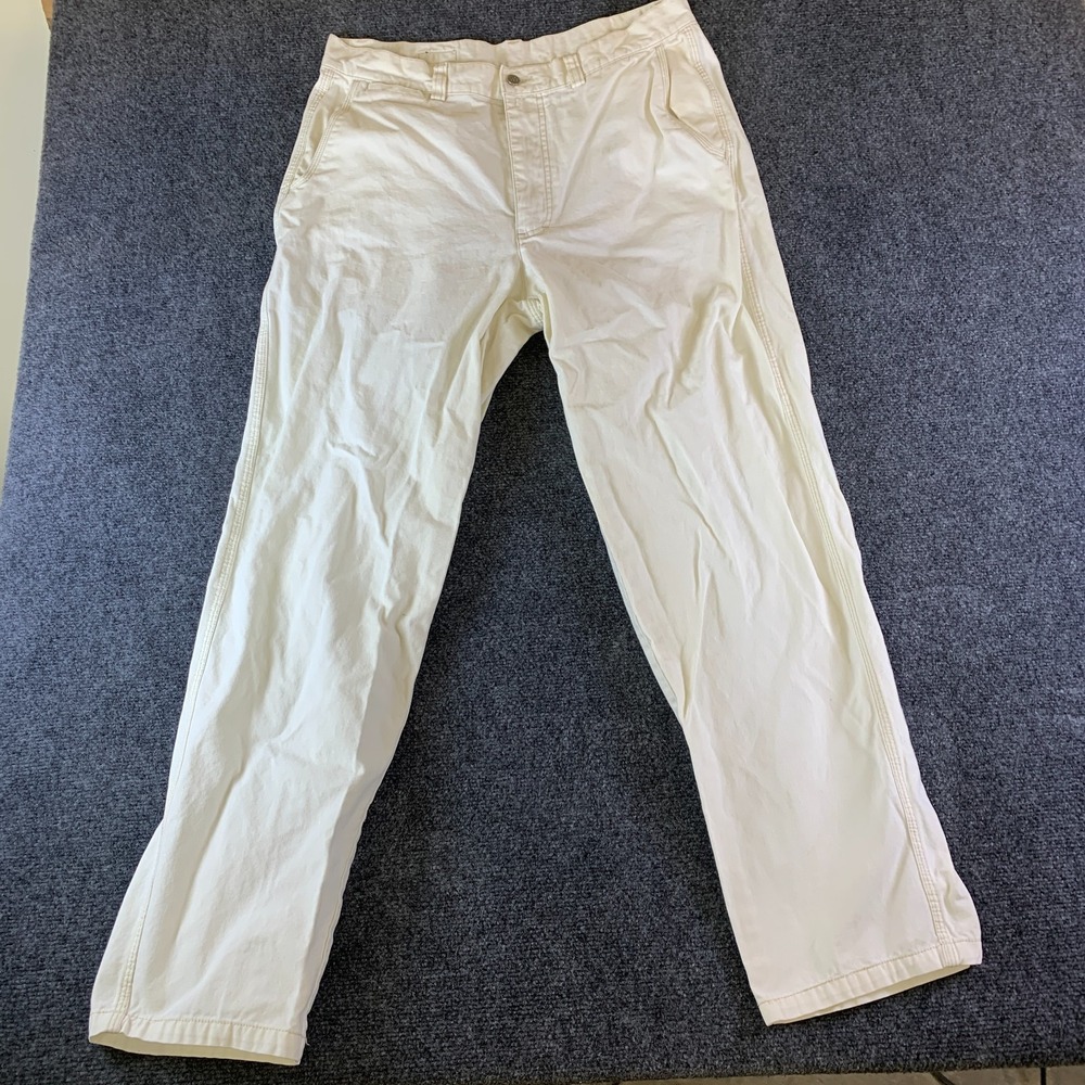 Patagonia Chino Pants Mens 36x32 (Fits 33x29) Beige Straight Leg Resort Wear